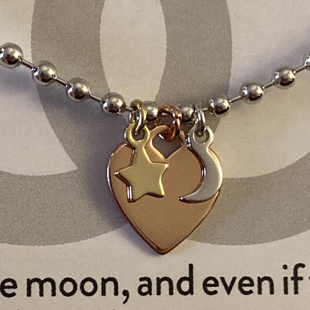 NWOT - LXI (Love X Infinity) Heart Moon & Stars Ball Bracelet* - Picture 2 of 10